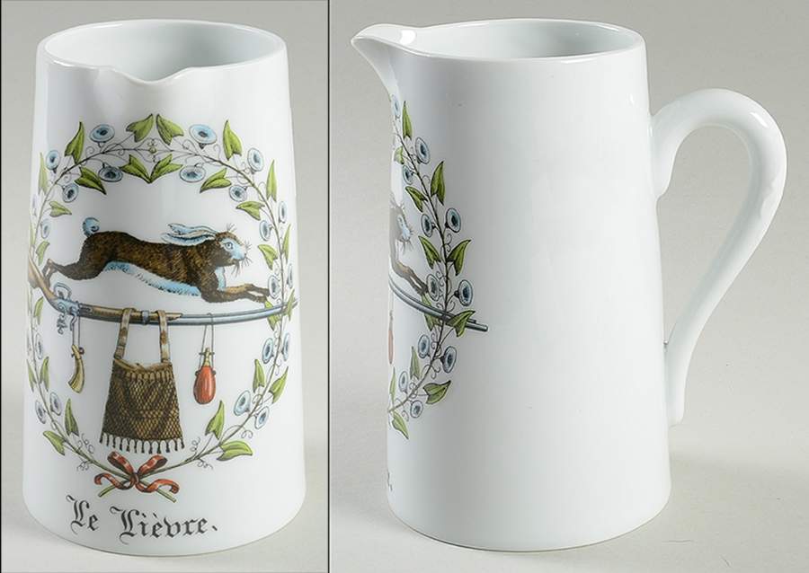 Chambord 32 Oz Pitcher by Porcelaine d'Auteuil-1