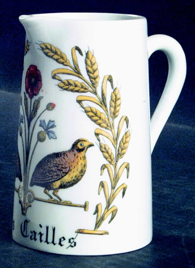 Chambord 10 Oz Pitcher by Porcelaine d'Auteuil-1