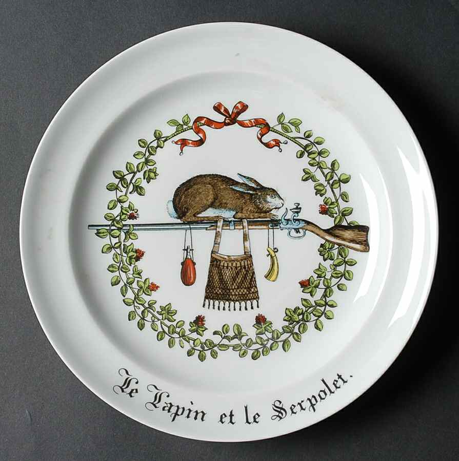 Chambord Luncheon Plate by Porcelaine d'Auteuil-1