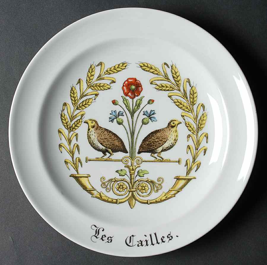Chambord Luncheon Plate by Porcelaine d'Auteuil-1