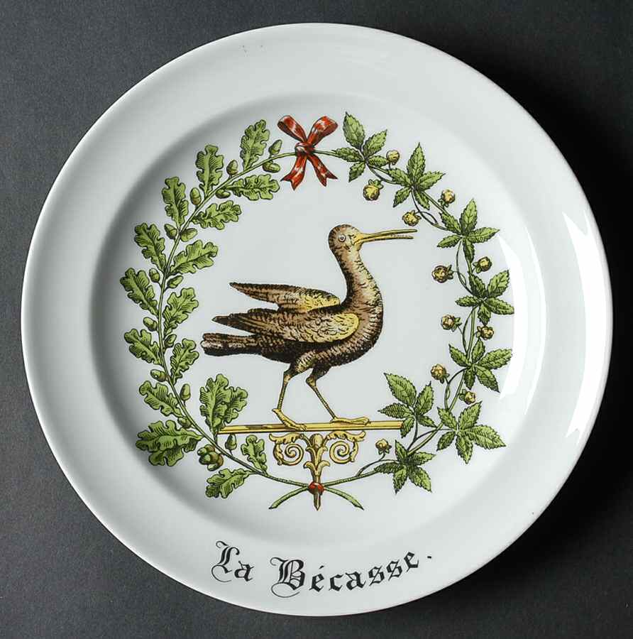 Chambord Luncheon Plate by Porcelaine d'Auteuil-1