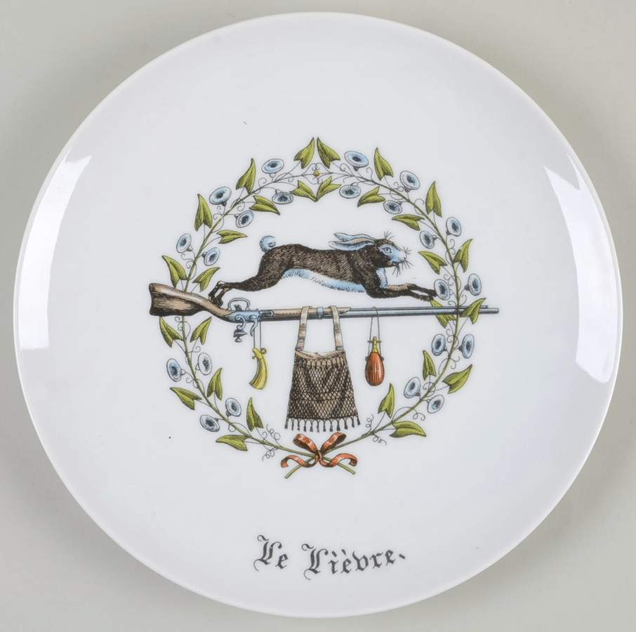 Chambord Coupe Salad Plate by Porcelaine d'Auteuil-1