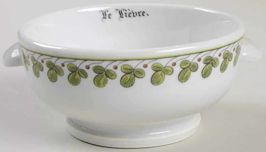 Chambord Lugged Soup Bowl by Porcelaine d'Auteuil-1