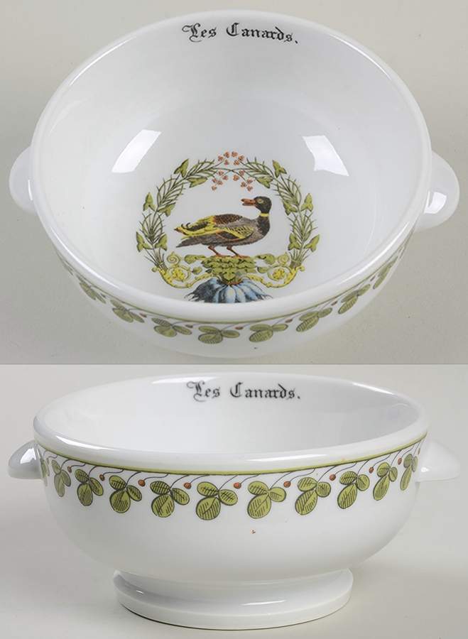 Chambord Lugged Soup Bowl by Porcelaine d'Auteuil-1