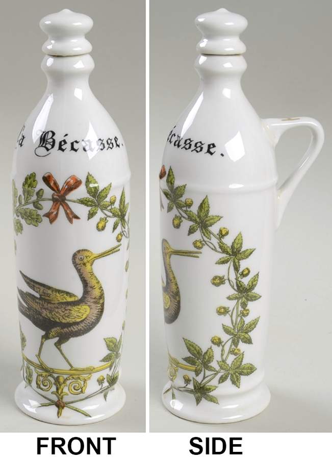 Chambord Oil Cruet and Stopper by Porcelaine d'Auteuil-1