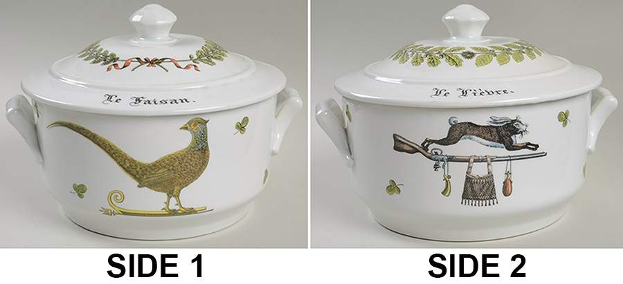 Chambord 3 Quart Round Covered Casserole by Porcelaine d'Auteuil-1