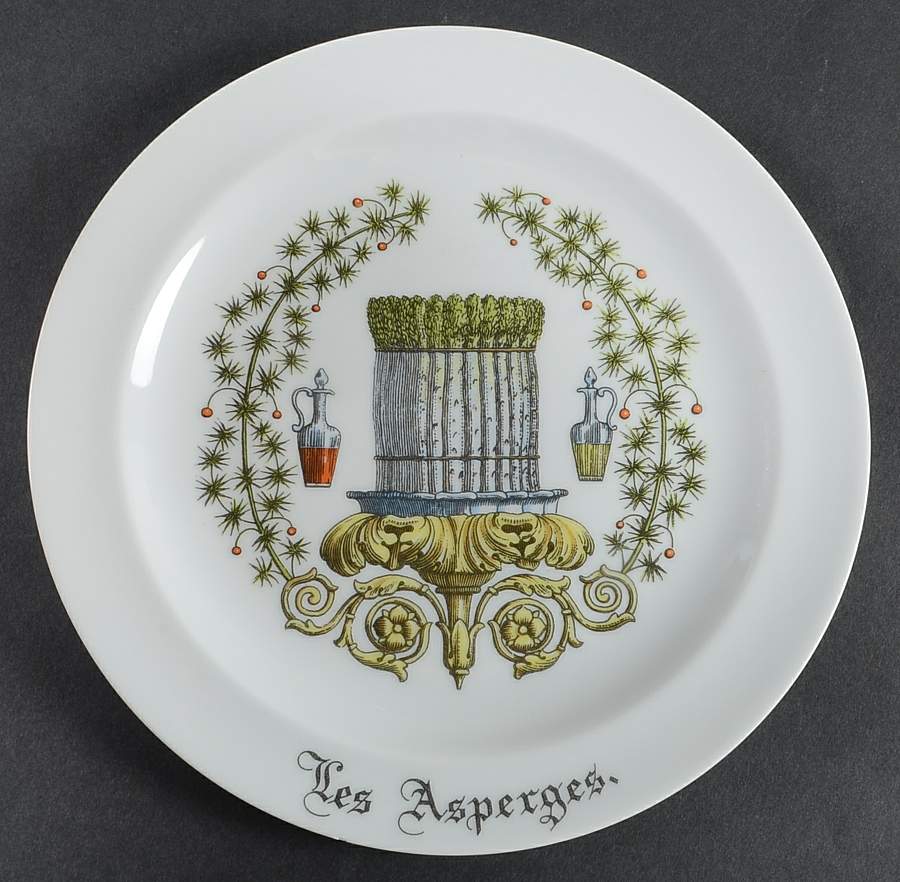 Chambord Salad Plate by Porcelaine d'Auteuil-1
