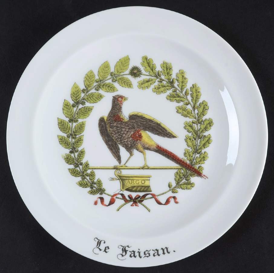 Chambord Salad Plate by Porcelaine d'Auteuil-1