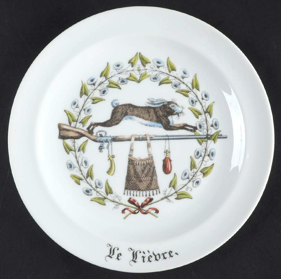 Chambord Salad Plate by Porcelaine d'Auteuil-1