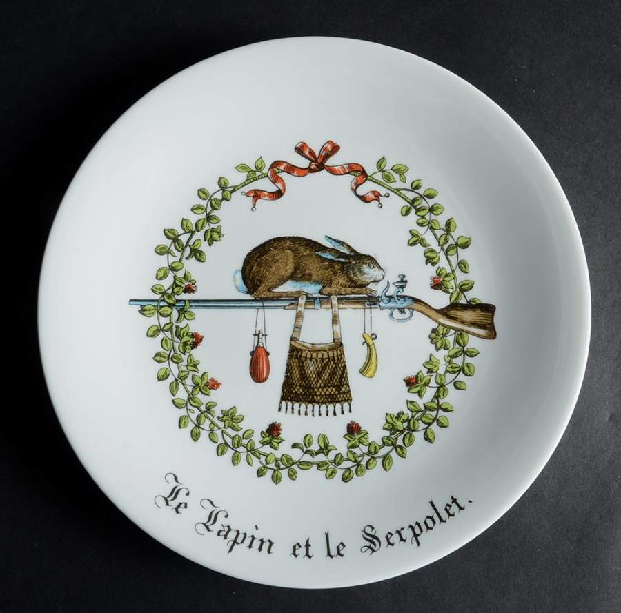 Chambord Coupe Luncheon Plate by Porcelaine d'Auteuil-1