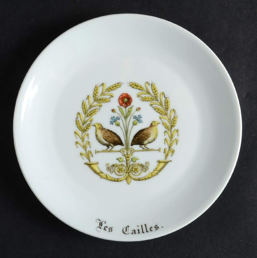 Chambord Coupe Bread & Butter Plate by Porcelaine d'Auteuil-1