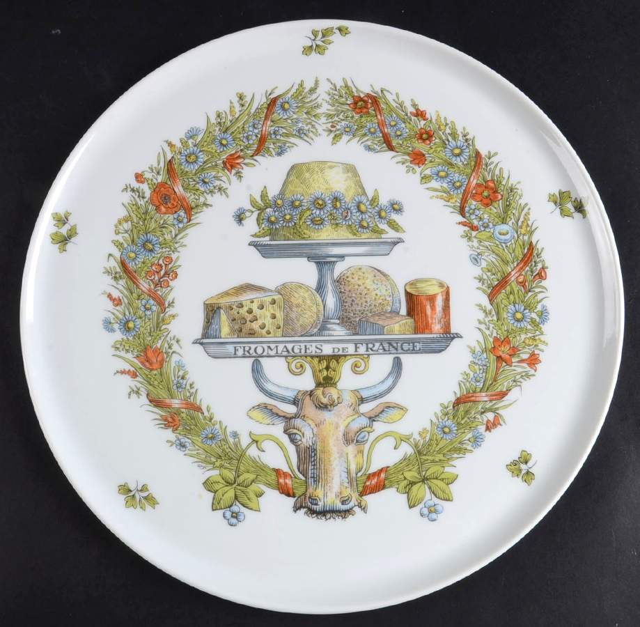 Chambord Cake Plate by Porcelaine d'Auteuil-1
