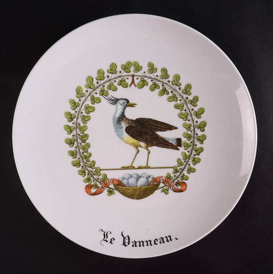 Chambord Coupe Dinner Plate by Porcelaine d'Auteuil-1