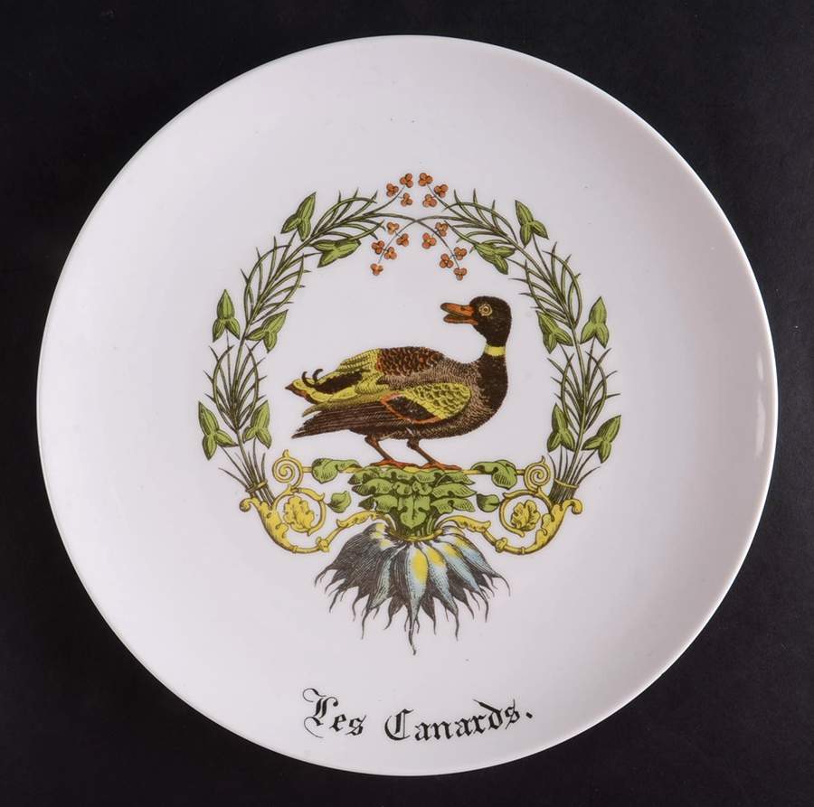 Chambord Coupe Dinner Plate by Porcelaine d'Auteuil-1