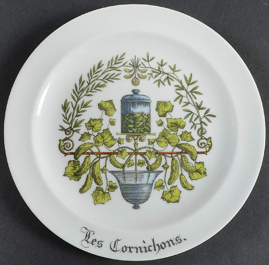 Chambord Salad Plate by Porcelaine d'Auteuil-1