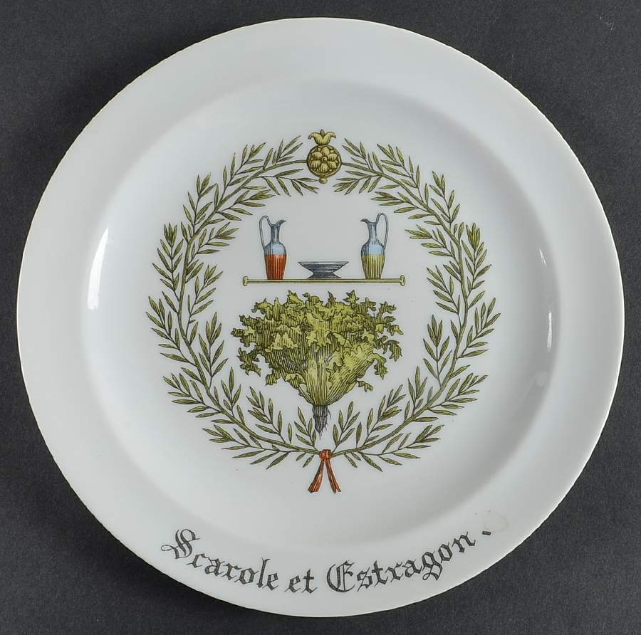 Chambord Salad Plate by Porcelaine d'Auteuil-1
