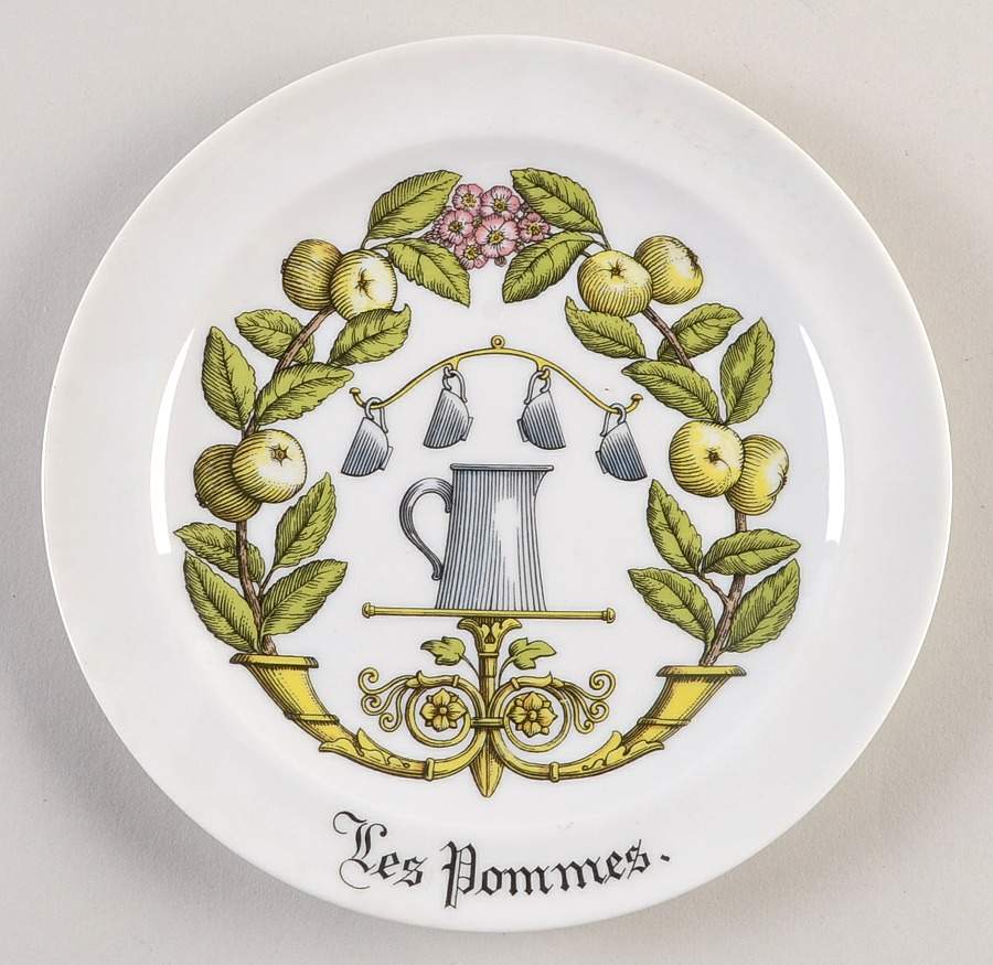 Chambord Salad Plate by Porcelaine d'Auteuil-1