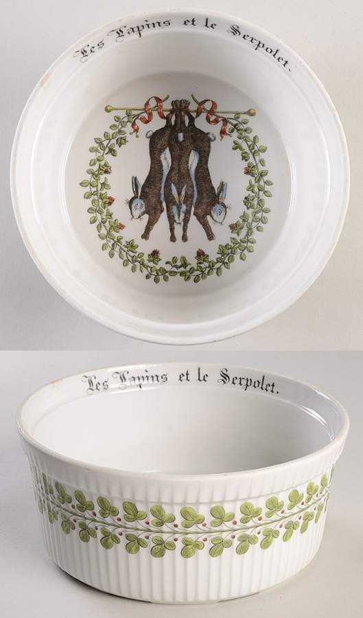 Chambord 7" Souffle by Porcelaine d'Auteuil-1