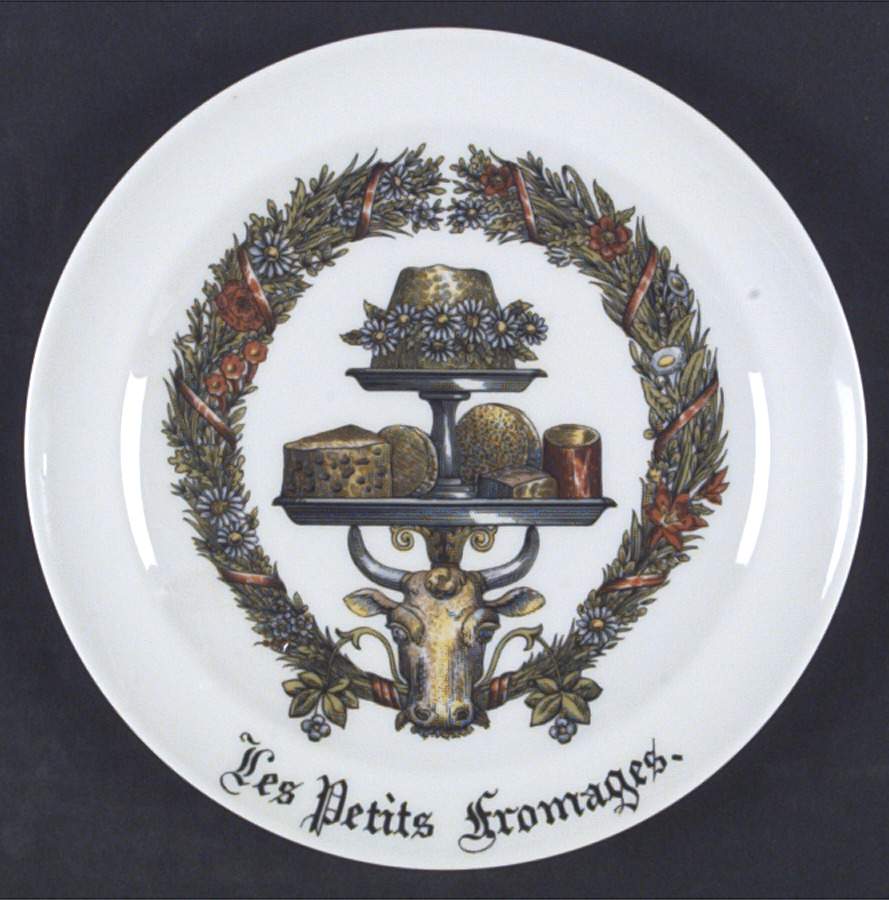 Chambord Coupe Salad Plate by Porcelaine d'Auteuil-1