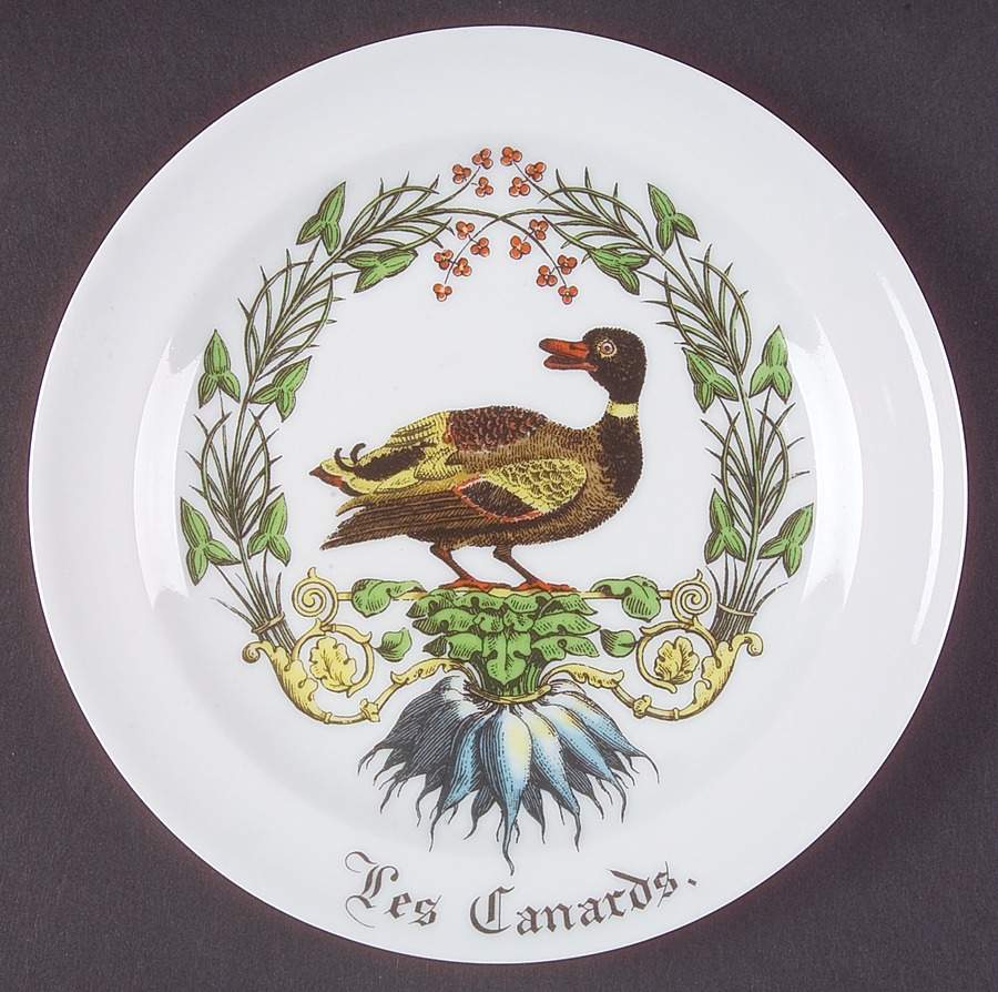 Chambord Coupe Salad Plate by Porcelaine d'Auteuil-1