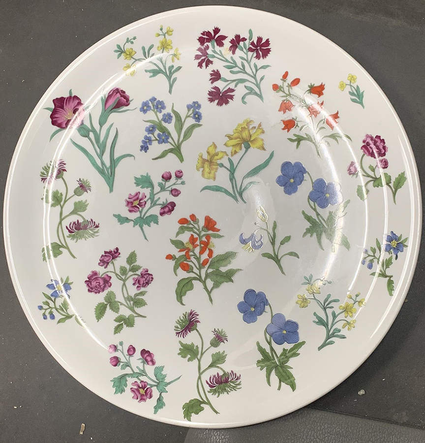 Herbier Cake Plate by Porcelaine De Paris-1