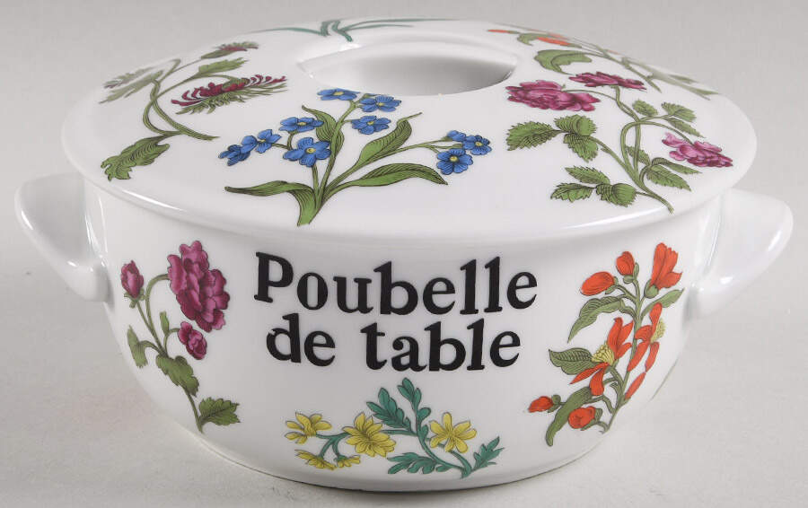 Herbier Individual Casserole & Lid by Porcelaine De Paris-1