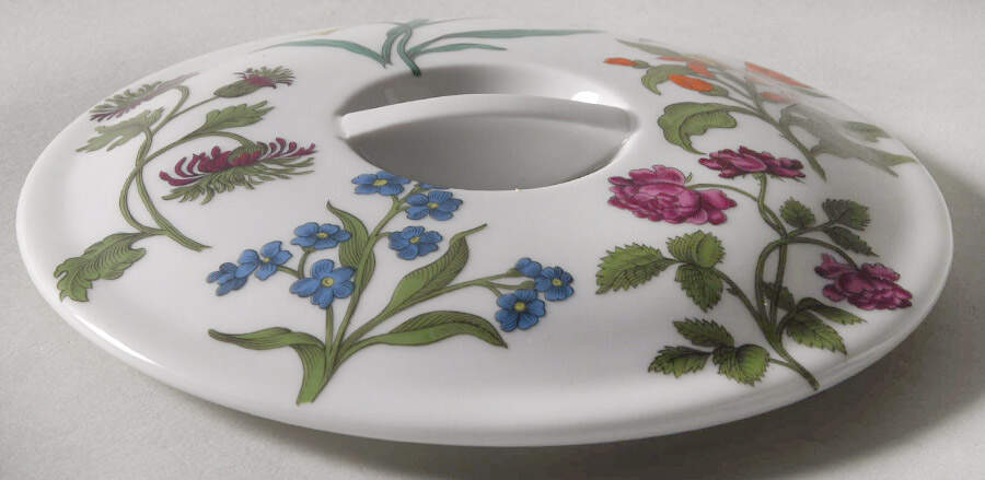 Herbier Lid for Individual Casserole by Porcelaine De Paris-1