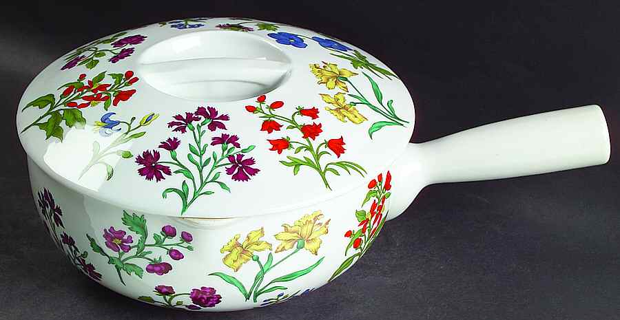 Herbier 1.5 Quart Covered Saucepan by Porcelaine De Paris-1