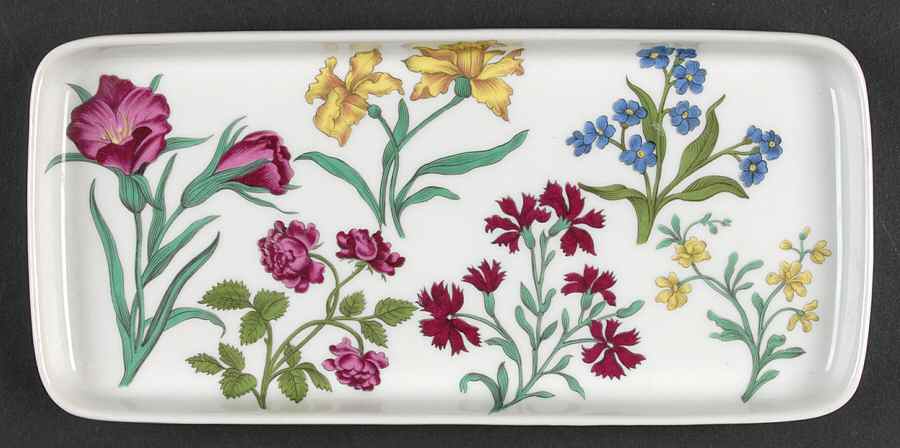 Herbier Hors d'Oeuvre Tray by Porcelaine De Paris-1