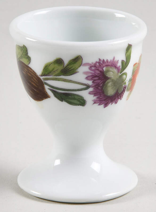 Les Quatre Saisons Single Egg Cup by Porcelaine De Paris-1