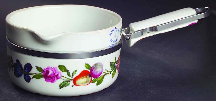 Les Quatre Saisons 1/2 Quart Open Saucepan by Porcelaine De Paris-1