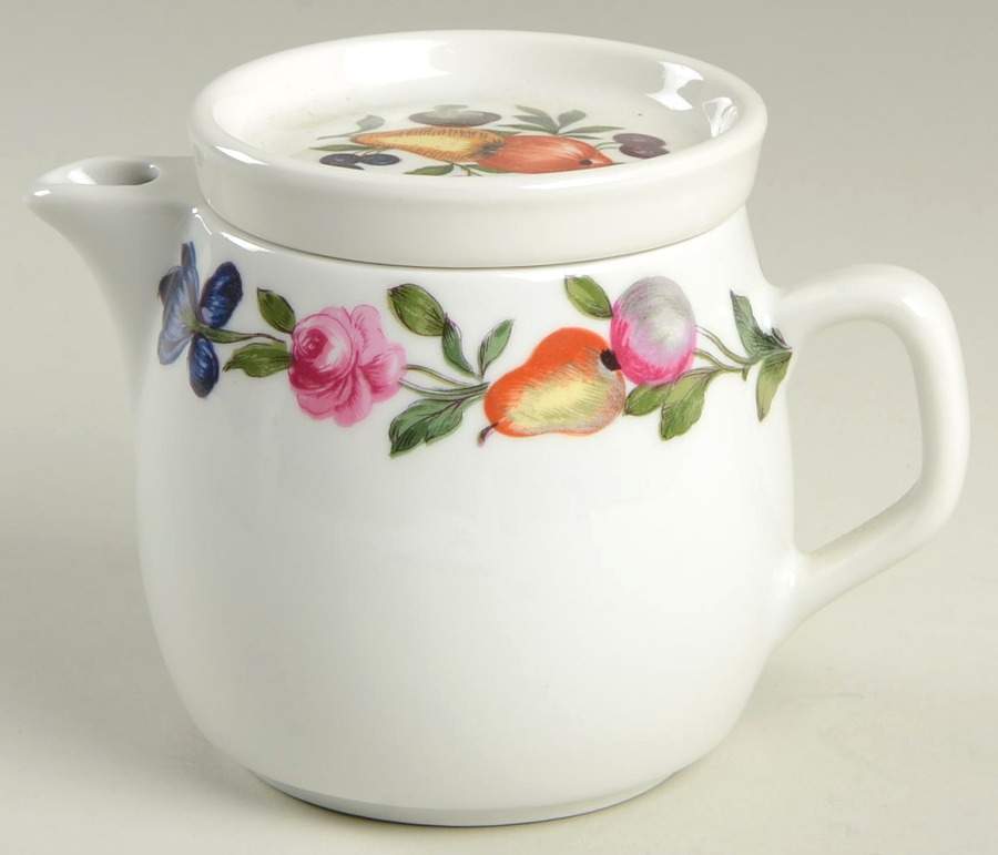 Les Quatre Saisons Mini Teapot & Lid by Porcelaine De Paris-1