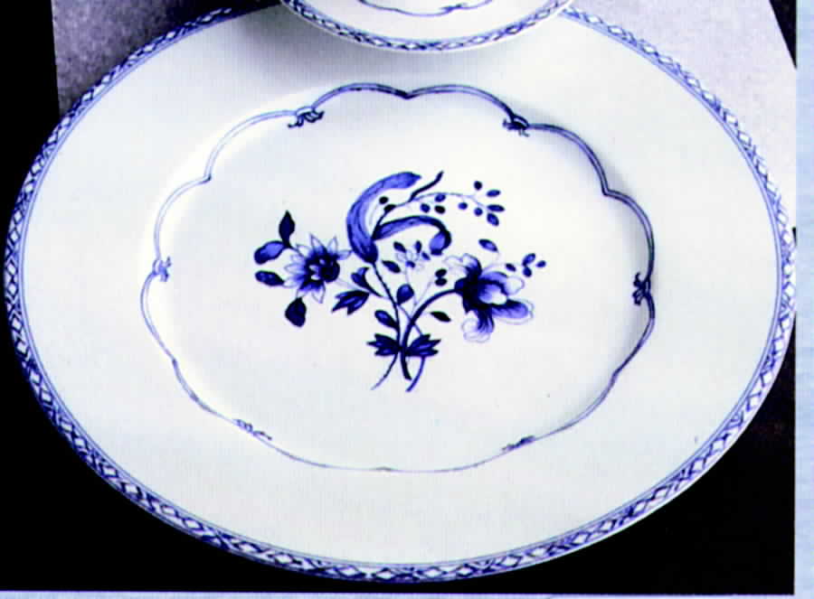 Vieux Chine Bleu Dinner Plate by Porcelaine De Paris-1