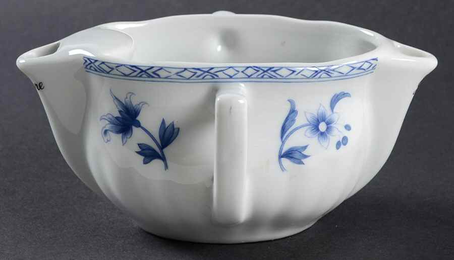 Vieux Chine Bleu Gravy Separator by Porcelaine De Paris-1
