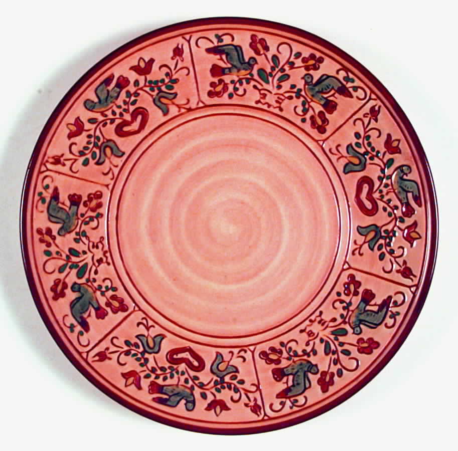 Folk Art Dinner Plate by Pennsbury-1