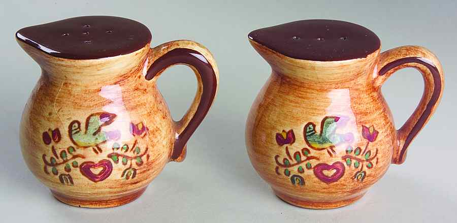 Folk Art Salt & Pepper Set by Pennsbury-1