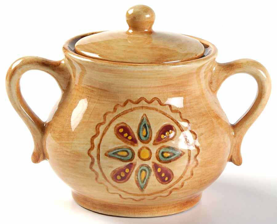 Hex Sugar Bowl & Lid by Pennsbury-1