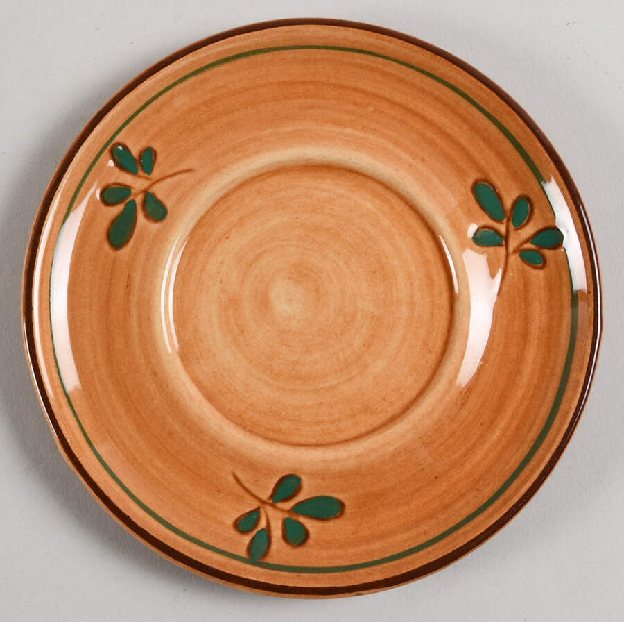 Red Rooster Saucer for Flat Cup by Pennsbury-1