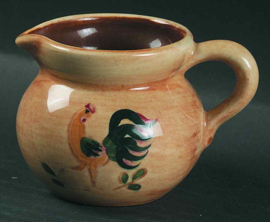 Red Rooster Individual Creamer by Pennsbury-1