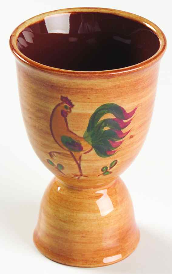 Red Rooster Double Egg Cup by Pennsbury-1