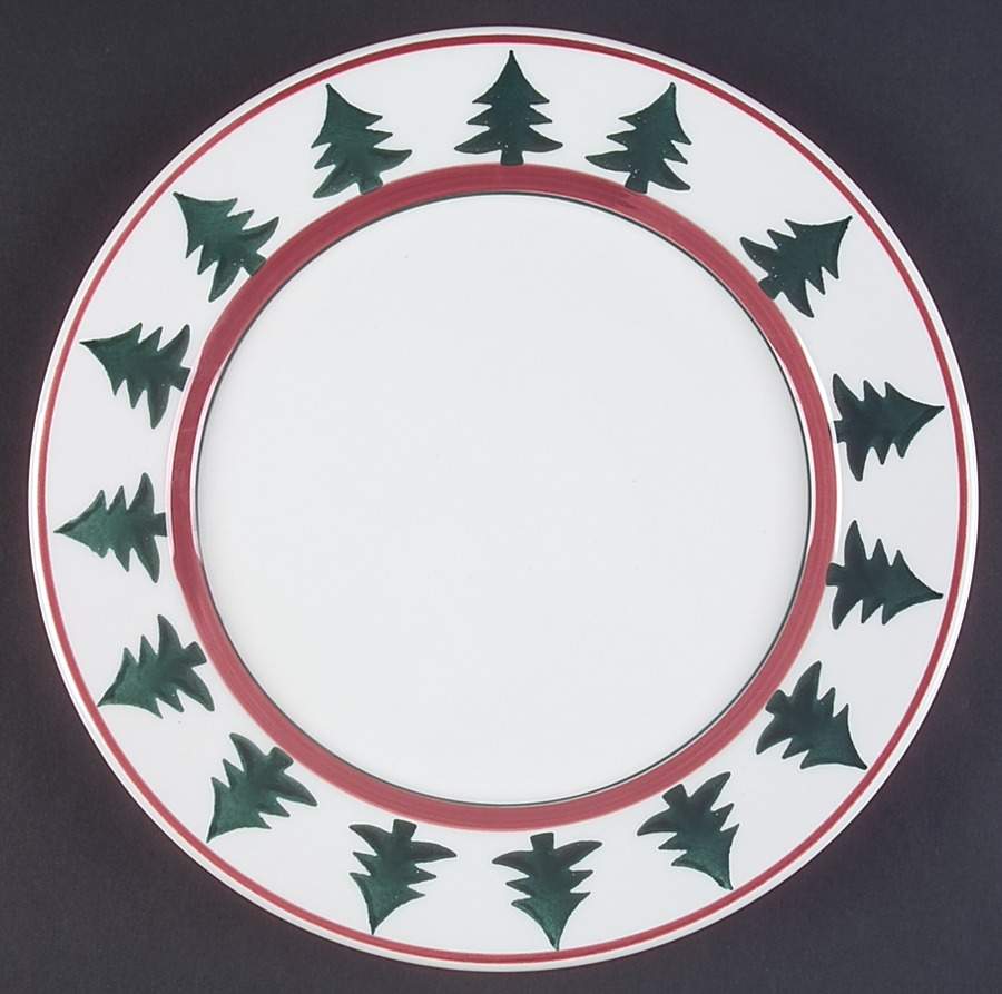 O' Tannenbaum Dinner Plate by Pier 1-1