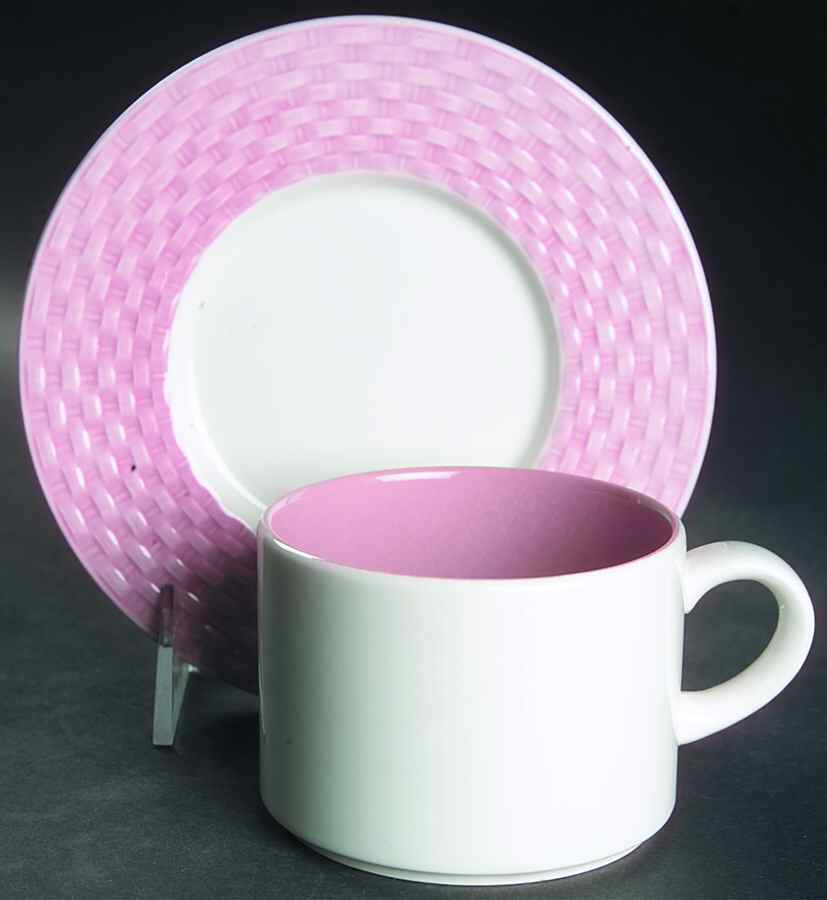 PER5 Flat Cup & Saucer Set by Pier 1-1