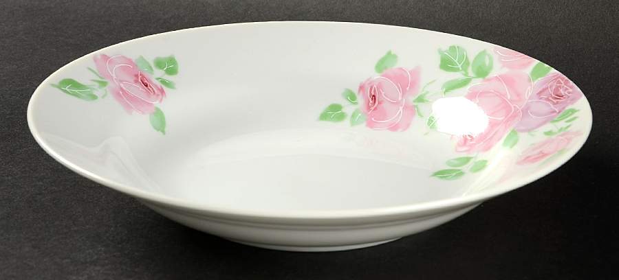 Rose Jardin Rim Soup Bowl by Pier 1-1