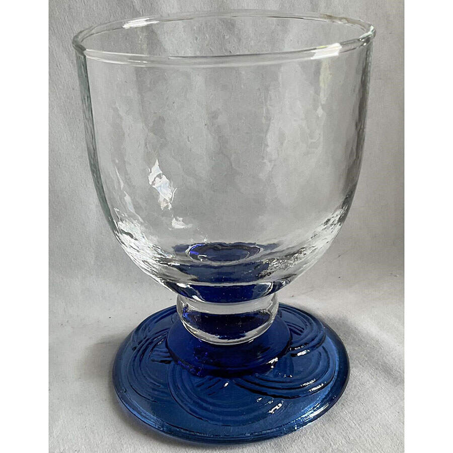 Acadia Bay Blue Glassware Juice by Pfaltzgraff-1
