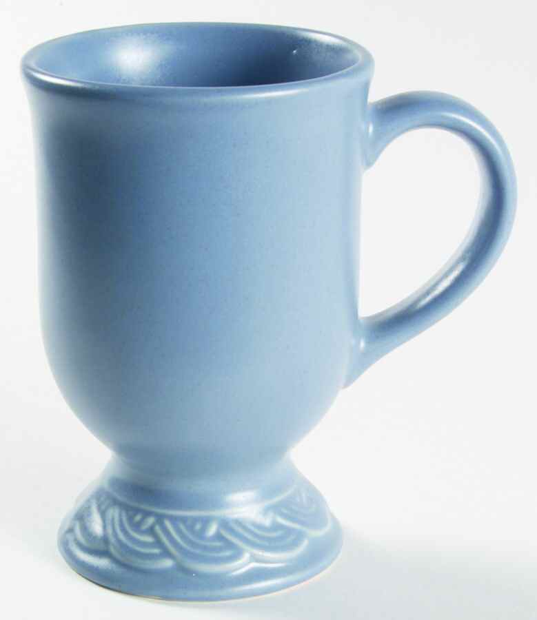 Acadia Bay Blue Pedestal Mug by Pfaltzgraff-1