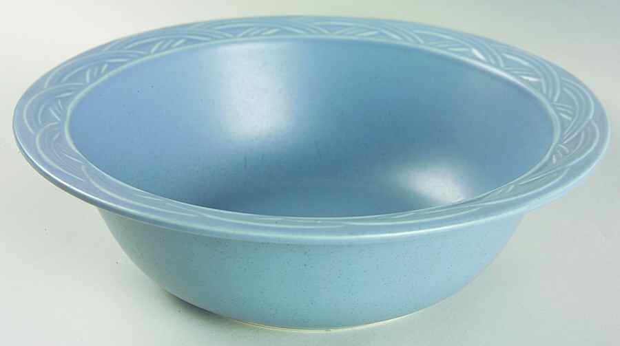 Acadia Bay Blue 9" Round Vegetable Bowl by Pfaltzgraff-1