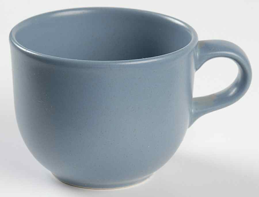 Acadia Bay Blue Flat Cup by Pfaltzgraff-1