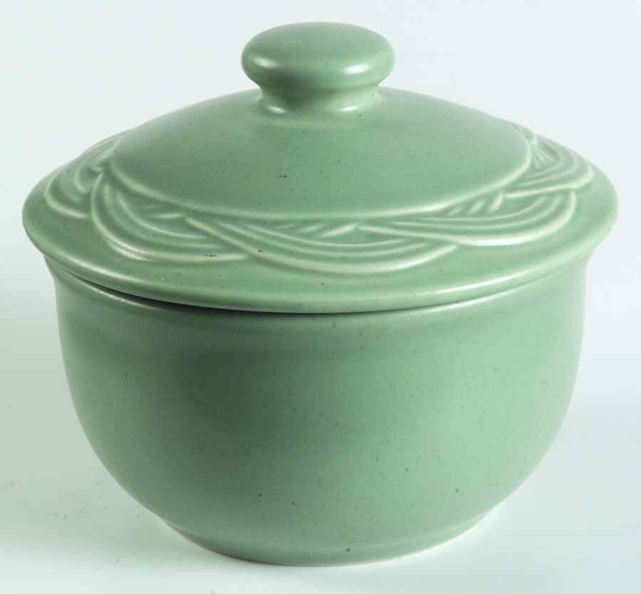 Acadia Cypress Sugar Bowl & Lid by Pfaltzgraff-1