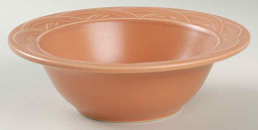 Acadia Sienna Rim Fruit/Dessert (Sauce) Bowl by Pfaltzgraff-1