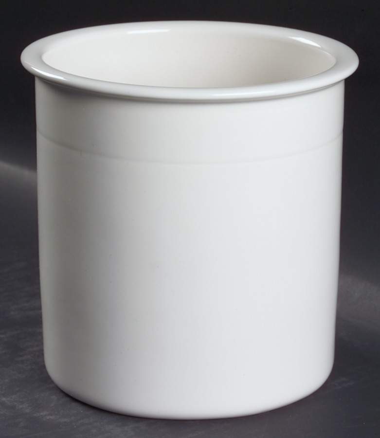 Acadia White Large Gadget Crock by Pfaltzgraff-1
